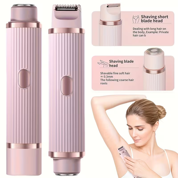 Women’s Electric Razor – 2-In-1 Body & Facial Hair Trimmer