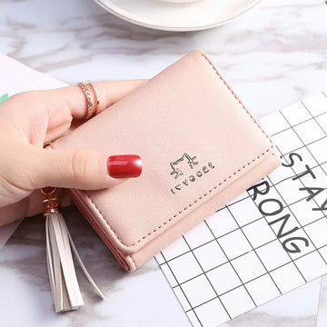 Mini Fashionable Pocket Leather Wallet for Women